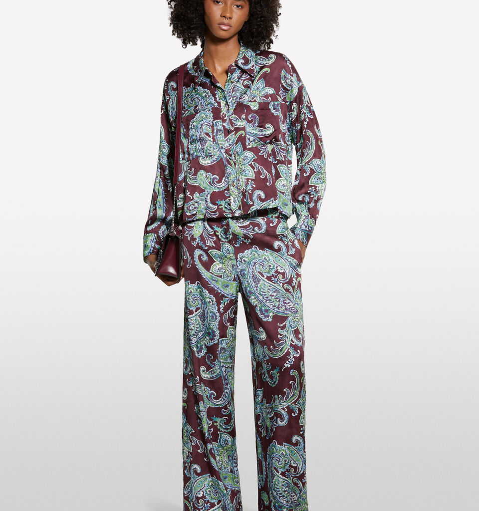 Paisley pattern shirt - women's shirts - Multi-color | Sisley image number 1